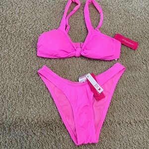 Xhilaration Hot Pink Butterfly Bikini Size S/XS